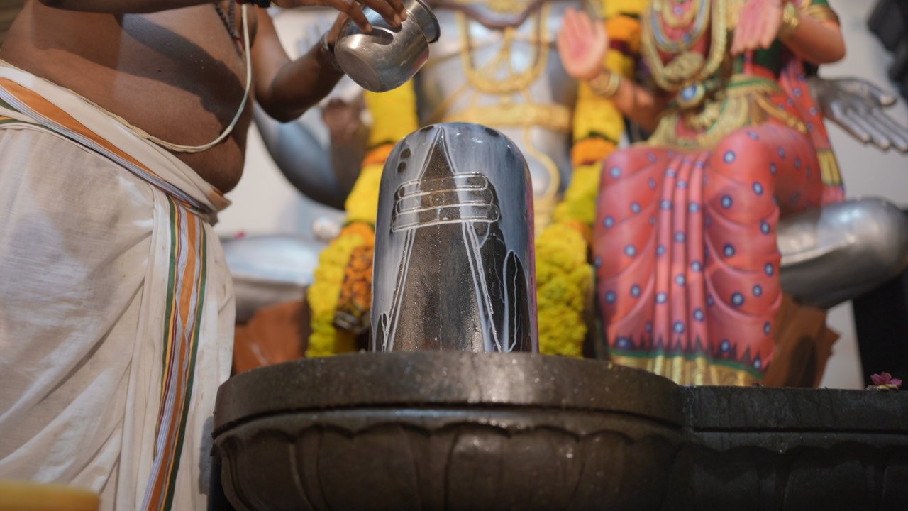 Evening meditation by the river